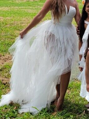 White Tulle Dress